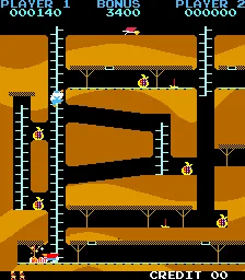 Bagman gameplay screen