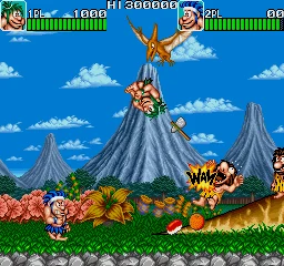 Schermata di Caveman Ninja