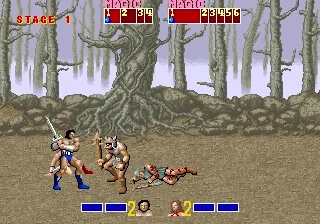Pantalla de Golden Axe