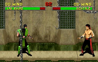 Schermata di Mortal Kombat II