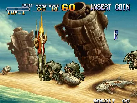 Metal Slug 3 gameplay screen