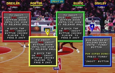 NBA Jam gameplay screen