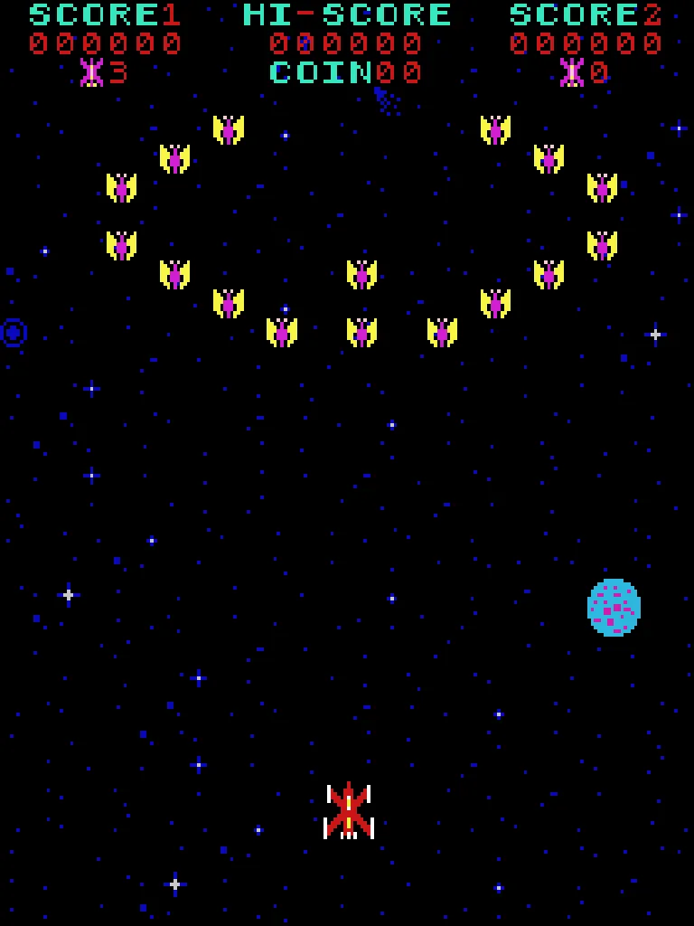Phoenix gameplay screen