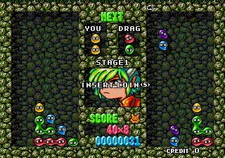 Tela de Puyo Puyo
