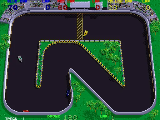 Écran de Super Sprint