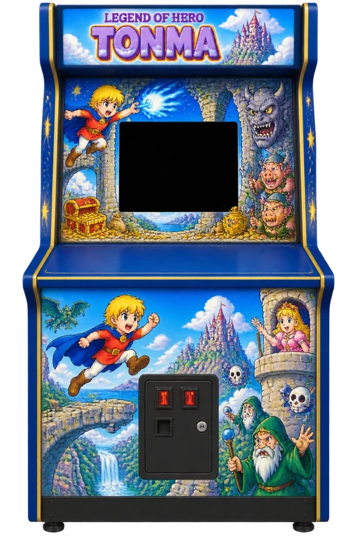 Cabinato di Legend of Hero Tonma nella sala giochi di UsuArcade
