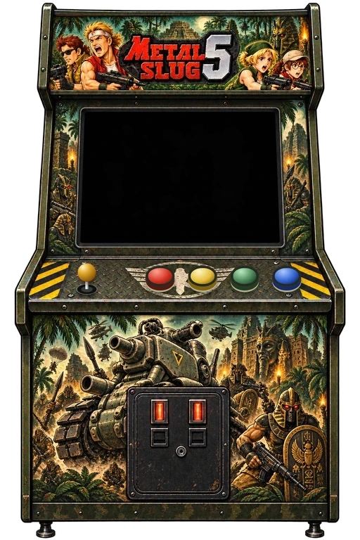 Cabinato di Metal Slug 5 nella sala giochi di UsuArcade