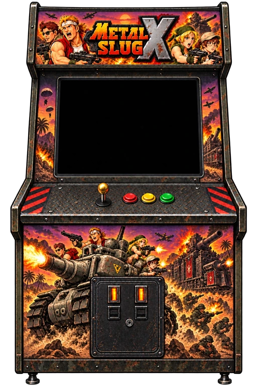 Borne Metal Slug X dans la salle d'UsuArcade