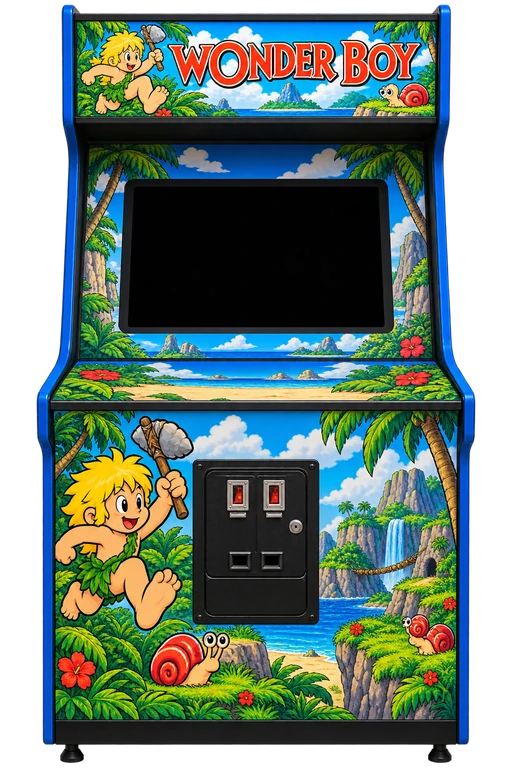 Recreativa de Wonder Boy en el salón de UsuArcade