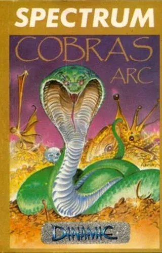 Portada de la cinta de Cobra's Arc para ZX Spectrum