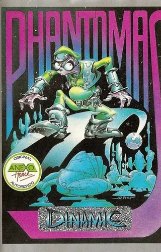 Phantomas cassette cover for the ZX Spectrum