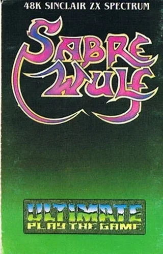 Sabre Wulf cassette cover for the ZX Spectrum