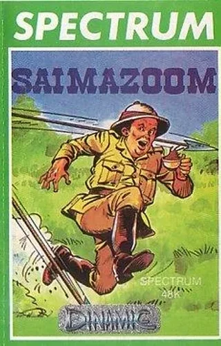 Copertina della cassetta di Saimazoom per ZX Spectrum